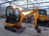 2014 JCB 8018 mini excavator, side profile view