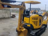 2022 Komatsu PC30MR mini excavator, rear three-quarter view