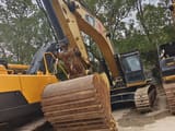 2023 Caterpillar 349D crawler excavator, front three-quarter view