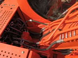 2023 Doosan DX150 crawler excavator hydraulic compartment detail