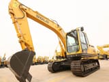2026 SDLG E6215F crawler excavator, front three-quarter view