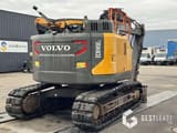 2018 Volvo ECR145EL crawler excavator rear view