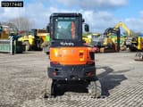 2022 Kubota U36-4 mini excavator rear view