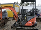 2008 Hitachi ZX17U mini excavator, side view