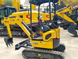 2025 XCMG XE17U mini excavator, rear three-quarter view