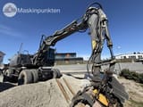 2012 Atlas 160W wheel excavator, side view