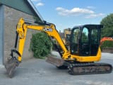2015 JCB 8045 ZTS mini excavator side view