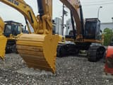 2023 Caterpillar 340D crawler excavator, front view of boom and bucket