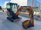 2022 CASE CX19C mini excavator, side view