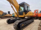 2023 Komatsu PC400 crawler excavator, front three-quarter view