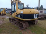 2007 Caterpillar 312C crawler excavator, rear three-quarter view