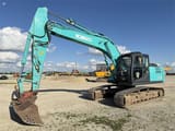 2015 Kobelco SK210LC-10 crawler excavator side view
