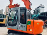 2023 Hitachi EX60 crawler excavator, side view