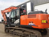 Hitachi Zaxis 210LC crawler excavator, side view