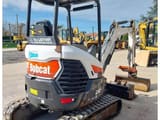 2018 Bobcat E27 crawler excavator, rear three-quarter view