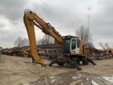 2012 Liebherr A924C LITRONIC material handler, front three-quarter view