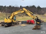 2011 Komatsu PC228USLC-8 crawler excavator side view