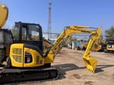 2022 Komatsu PC50 MR mini excavator, side view