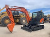 2021 Doosan DX60-9C crawler excavator, side view