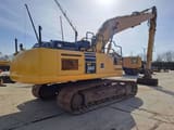 2018 Komatsu PC360LC-11 crawler excavator, rear three-quarter view