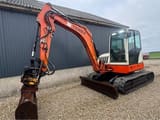 2007 Terex TC75 crawler excavator, side view
