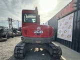 2019 JCB 85Z-1 crawler excavator, rear view