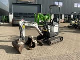 2020 Bobcat E10Z mini excavator, front three-quarter view