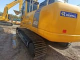 2016 Komatsu PC400 crawler excavator, rear three-quarter view