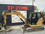 2022 Caterpillar 306CR NEXT GEN mini excavator, side profile view