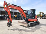 2020 Kubota KX057-4 mini excavator, side profile view