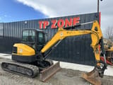 2015 Bobcat E50 mini excavator, side view