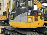 2018 Komatsu PC78US-6E mini excavator, rear three-quarter view