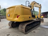 2020 Caterpillar 317 GC crawler excavator, rear three-quarter view