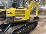 2023 Yanmar ViO55 mini excavator, rear three-quarter view