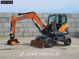 2019 Doosan DX57W-5 wheel excavator, side view