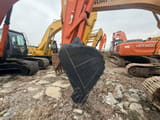 2023 Hitachi 350-5G crawler excavator bucket close-up