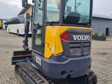2018 Volvo EC27D mini excavator, rear three-quarter view