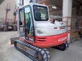 2017 Takeuchi TB290 mini excavator, rear three-quarter view