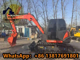 2023 Kubota KX080-4 mini excavator, side view
