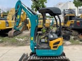 2020 Kubota U17 mini excavator, side view