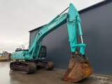 2014 Kobelco SK500LC-9 crawler excavator, side profile view