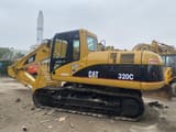 2016 Caterpillar 320C crawler excavator, side view