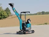 2025 Kubota AR120 mini excavator, side view
