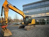 2020 Caterpillar 320-07C crawler excavator, front three-quarter view