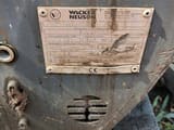 2012 Wacker Neuson 28Z3 mini excavator identification plate