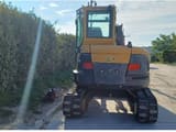 2012 Volvo ECR58 crawler excavator, rear view