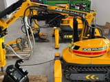 2018 Brokk 110 crawler excavator, side view