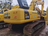 2011 Komatsu PC210-8 crawler excavator rear three-quarter view