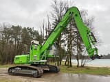 2013 Sennebogen 825 material handler, side profile view