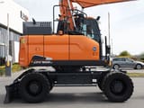 2020 Doosan DX165W-5 wheel excavator side view